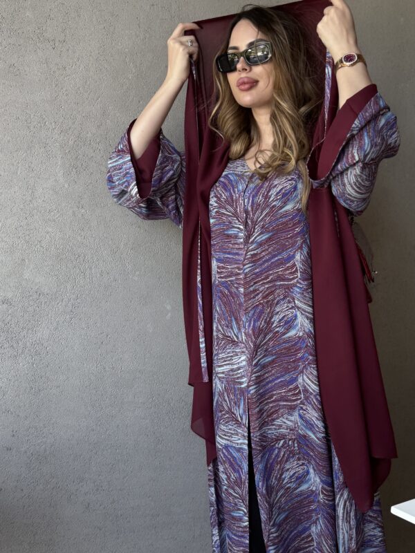 Colored abaya - عباية ملونة